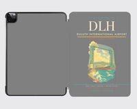 Thumbnail for Duluth International Airport (DLH) design on gray ipad tablet case