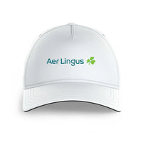 Thumbnail for Aer Lingus Airlines logo printed on white cap