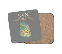 Thumbnail for Rovaniemi Airport (RVN) design on gray 1 piece coaster