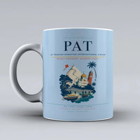 Thumbnail for Prakash Narayan International Airport PAT Mug design on light blue jay