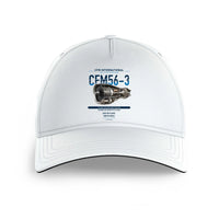 Thumbnail for CFM56-3 design on white printed hat