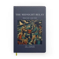 Thumbnail for VINTAGE G4149 - The Midnight Relay - Designed Notebooks design on navyblue