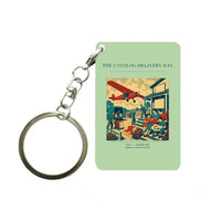 Thumbnail for VINTAGE G4412 - The Catalog Delivery Day - Designed Key Chain design on lightgreen