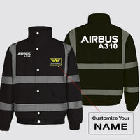 Thumbnail for Airbus A310 & Text Designed Reflective Winter Jackets - view 11