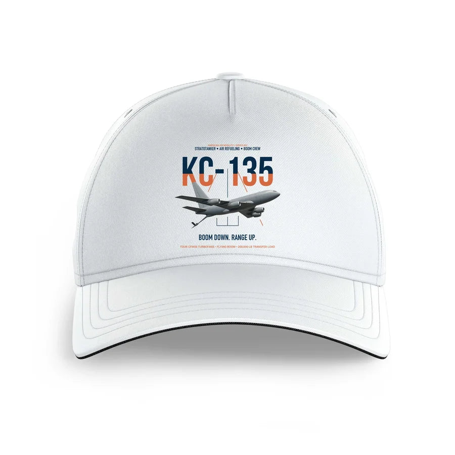 KC-135 STRATOTANKER design on white printed hat