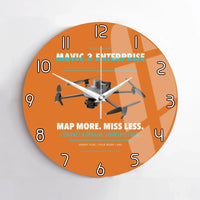 Thumbnail for DJI Mavic 3 Enterprise design on orange no frame wall clock