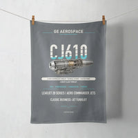 Thumbnail for CJ610 design on gray towel