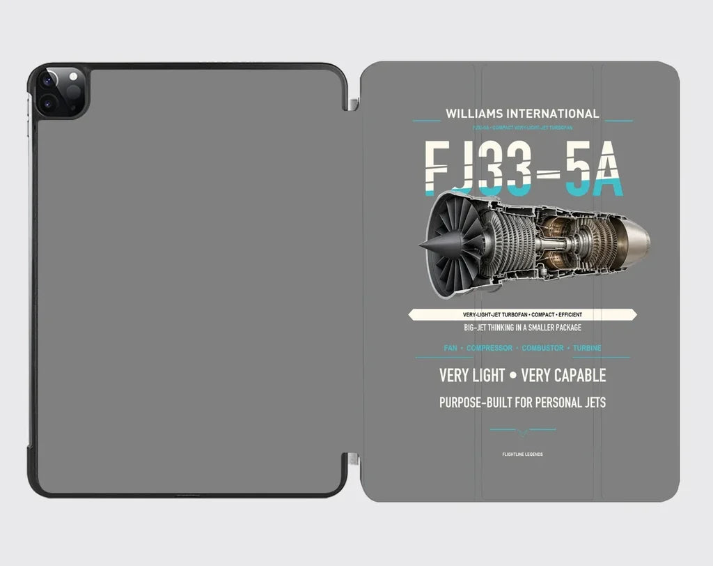 FJ33-5A design on gray ipad tablet case