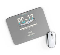 Thumbnail for Pilatus PC-12 PRO design on gray rectangle mouse pad