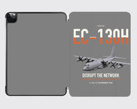 Thumbnail for EC-130H Compass Call design on gray ipad tablet case