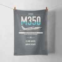 Thumbnail for Piper M350 design on gray towel