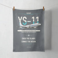 Thumbnail for NAMC YS-11A design on gray towel