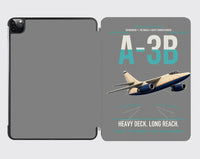 Thumbnail for A-3B Skywarrior design on gray ipad tablet case