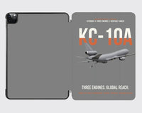 Thumbnail for KC-10A EXTENDER design on gray ipad tablet case
