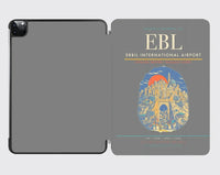 Thumbnail for Erbil International Airport (EBL) design on gray ipad tablet case