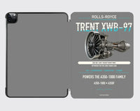 Thumbnail for TRENT XWB-97 design on gray ipad tablet case