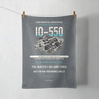 Thumbnail for IO-550 design on gray towel