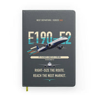 Thumbnail for Embraer E190-E2 design on gray notebook