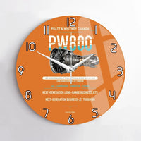 Thumbnail for PW800 design on orange no frame wall clock