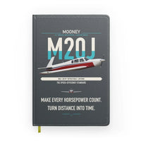 Thumbnail for Mooney M20J 201 design on gray notebook