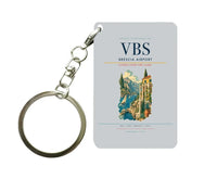 Thumbnail for Brescia Airport (VBS) design on light gray key chain