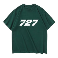 Thumbnail for 727 Flat Text Designed Relax Fit T-Shirts - view 11