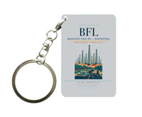 Thumbnail for Meadows Field (BFL) design on light gray key chain