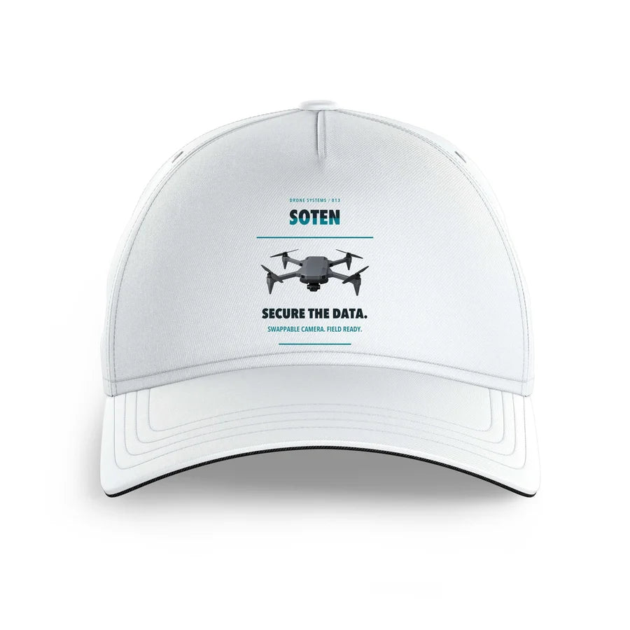 ACSL SOTEN design on white printed hat