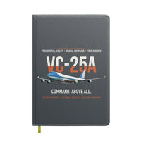 Thumbnail for VC-25A Air Force One Presidential Airlift design on gray notebook