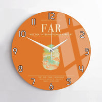 Thumbnail for Hector International Airport (FAR) design on orange no frame wall clock