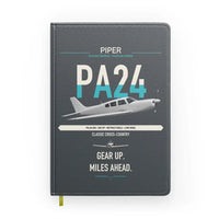 Thumbnail for Piper PA-24-250 Comanche 250 design on gray notebook