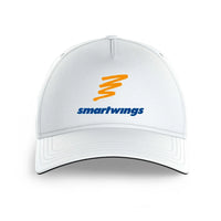 Thumbnail for Smartwings Airlines logo printed on white cap