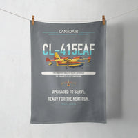 Thumbnail for Canadair CL-415EAF design on gray towel