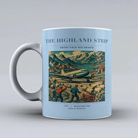 Thumbnail for VINTAGE G4097 - The Highland Strip - Ceramic Mug design on lightblue