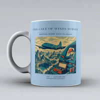 Thumbnail for VINTAGE G4293 - The Cave Of Winds Survey - Ceramic Mug design on lightblue