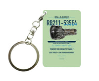 Thumbnail for RB211-535E4 Key Chain design on light green key chain