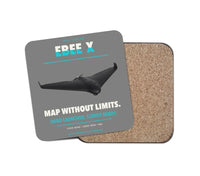 Thumbnail for AgEagle eBee X design on gray 1 piece coaster