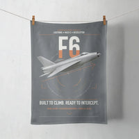 Thumbnail for English Electric Lightning F6 design on gray towel
