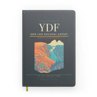 Thumbnail for Deer Lake Regional Airport (YDF) design on gray notebook