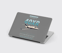 Thumbnail for Bombardier Learjet 40XR design on gray MacBook case