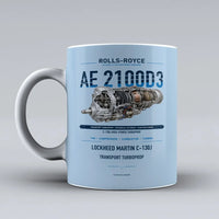 Thumbnail for 2100D3 Mug design on light blue ae