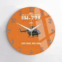 Thumbnail for Airbus UH-72A Lakota design on orange no frame wall clock