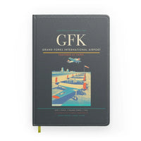 Thumbnail for Grand Forks International Airport (GFK) design on gray notebook