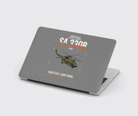 Thumbnail for Aérospatiale SA 330B Puma design on gray MacBook case
