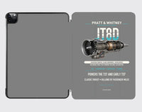 Thumbnail for JT8D design on gray ipad tablet case
