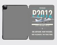 Thumbnail for Tecnam P2012 Traveller design on gray ipad tablet case