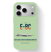 Thumbnail for E-8C Joint STARS design on light green magsafe iphone case, for iPhone 17 Pro