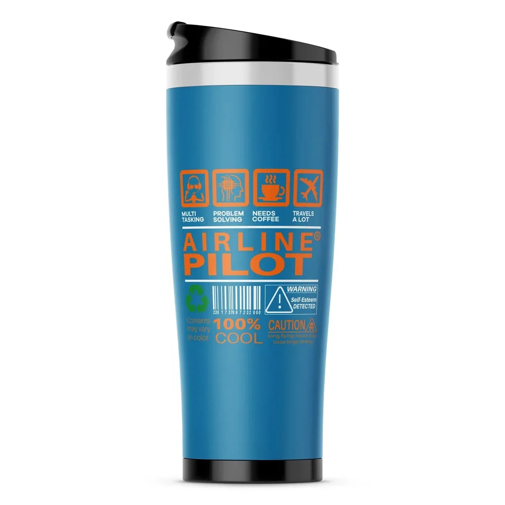 Airline Pilot Label Travel Mug - view 11