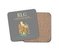 Thumbnail for Rostock-Laage Airport (RLG) design on gray 1 piece coaster