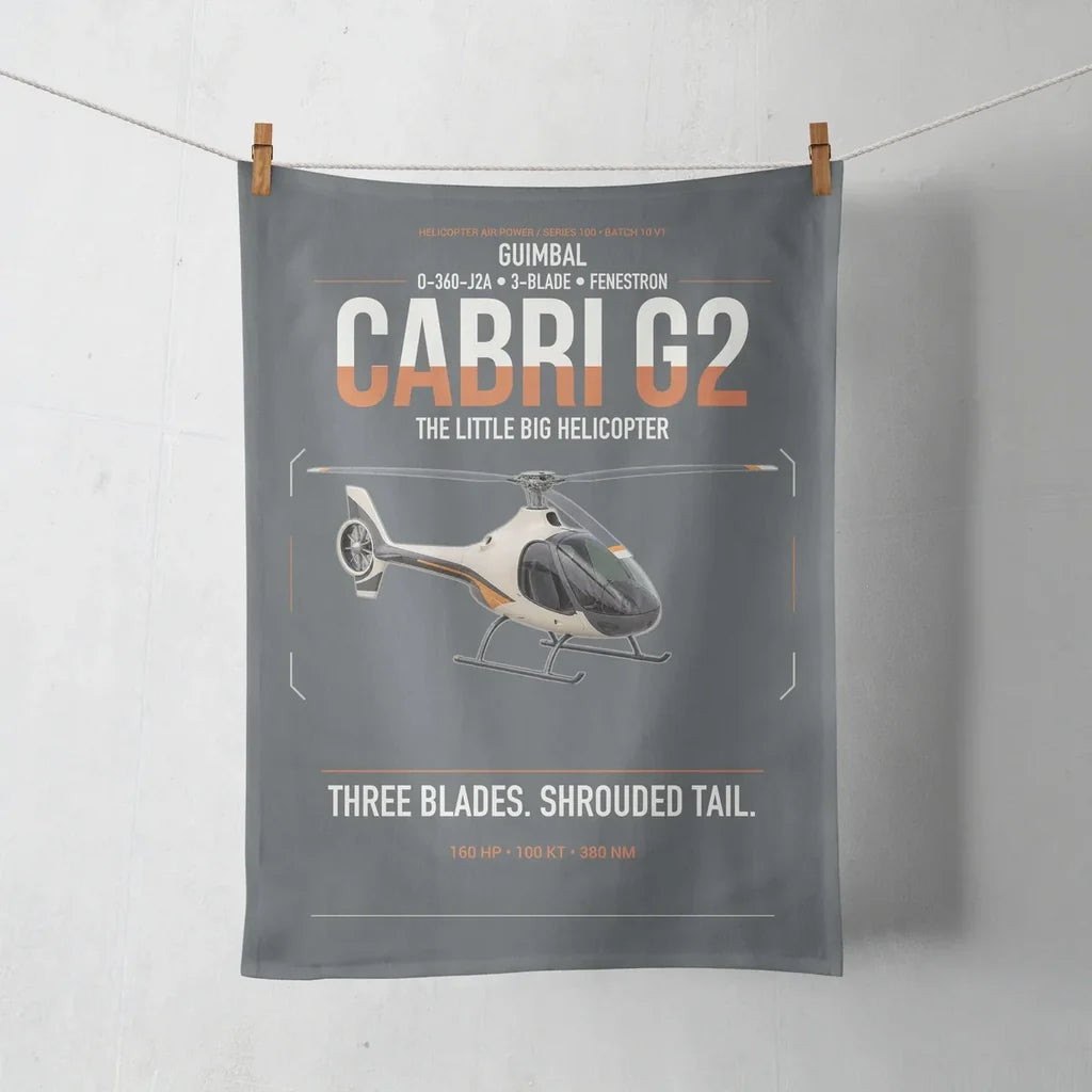 Guimbal Cabri G2 design on gray towel
